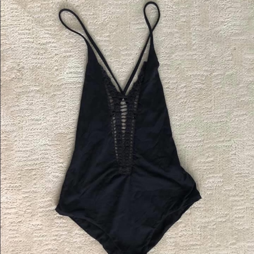 Billabong black one piece size S